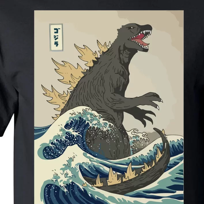 The Great Monster Off Kanagawa Team Wave Tall T-Shirt