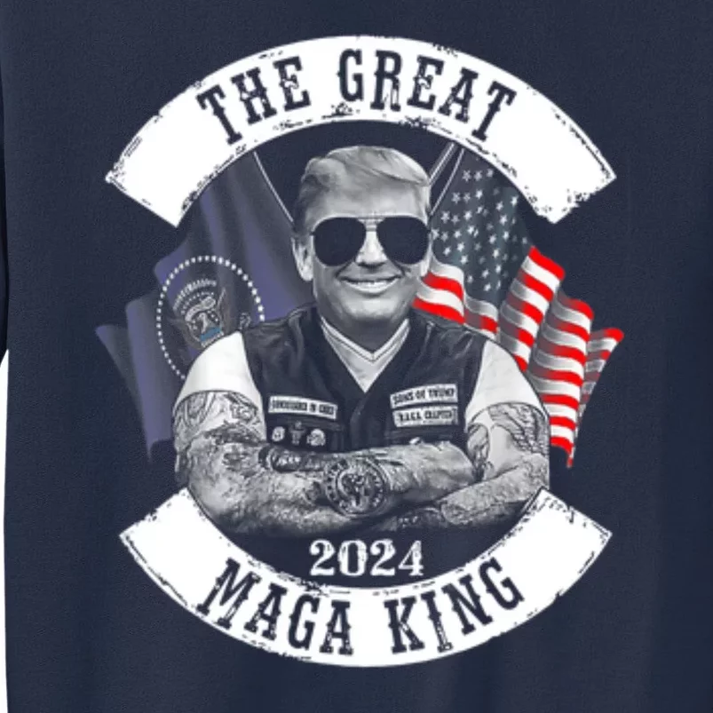 The Great MAGA King Trump 2024 Sweatshirt