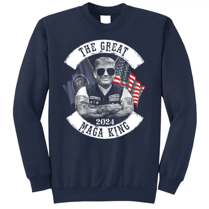 The Great MAGA King Trump 2024 Sweatshirt