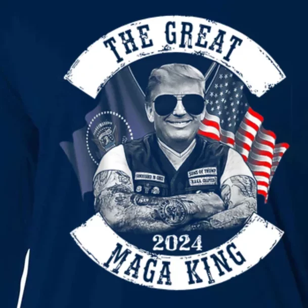 The Great MAGA King Trump 2024 Cooling Performance Long Sleeve Crew