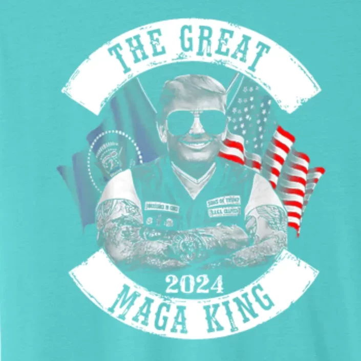 The Great MAGA King Trump 2024 ChromaSoft Performance T-Shirt