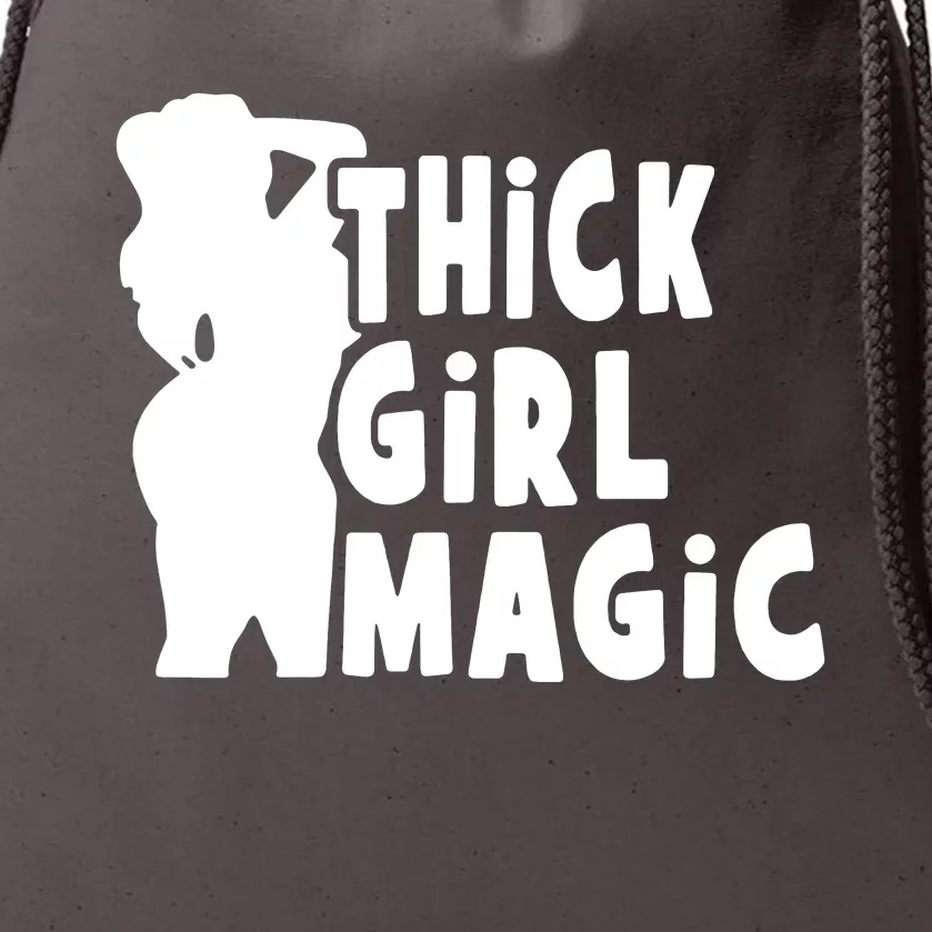 Thick Girl Magic Drawstring Bag