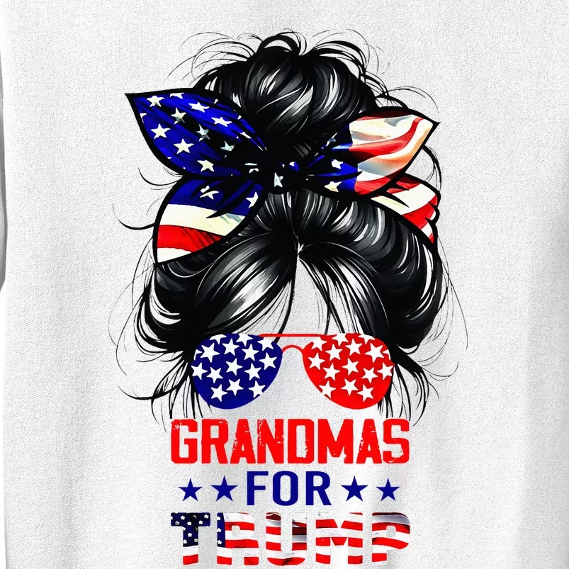 Trump Girl Messy Bun Republican Hot Moms Fortrump Mother Day Sweatshirt