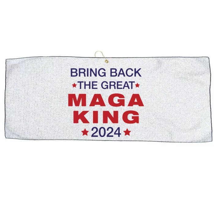 The Great Maga King Trump Ultra Maga Patriot Large Microfiber Waffle Golf Towel