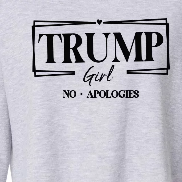 Trump Girl No Apologies Trump Girl Cropped Pullover Crew