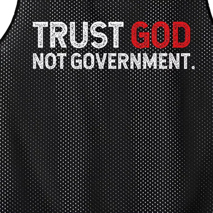 Trust God Not Government Mesh Reversible Basketball Jersey Tank