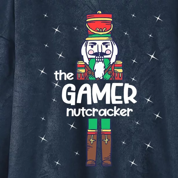 The Gamer Nutcracker Family Matching Christmas Pajama Hooded Wearable Blanket