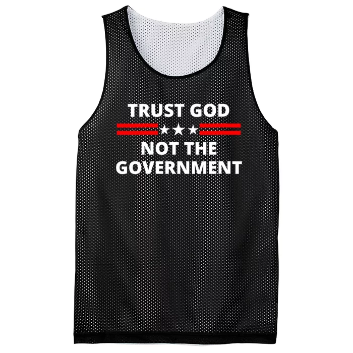 Trust God Not Government Anti Government Political Mesh Reversible Basketball Jersey Tank