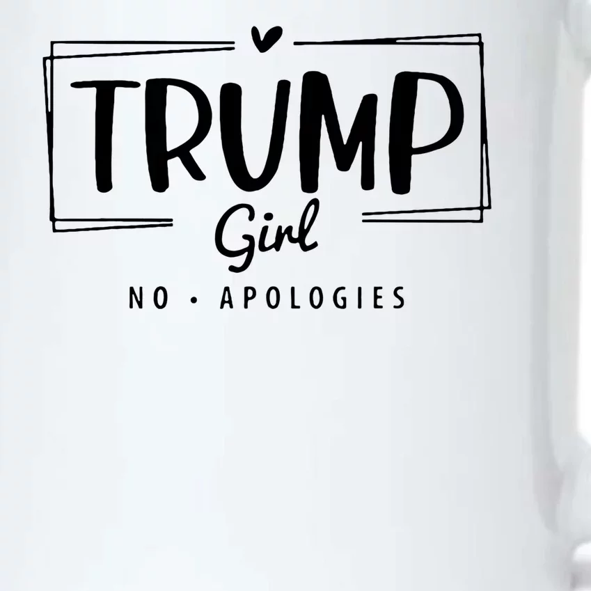 Trump Girl No Apologies Election 2024 Black Color Changing Mug