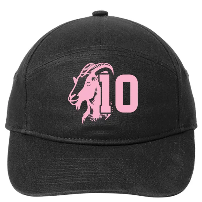 The Goat Number Ten 7-Panel Snapback Hat