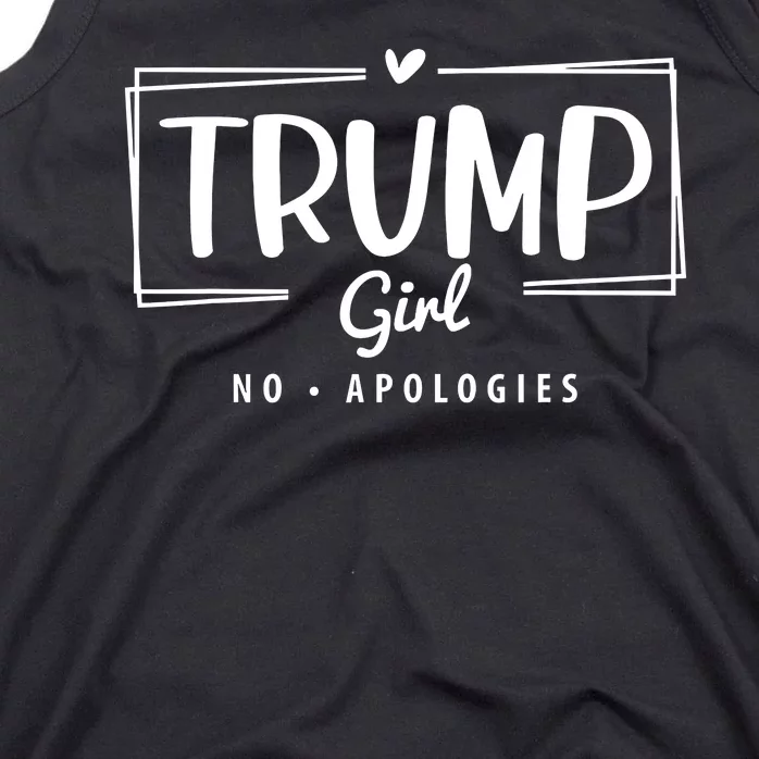 Trump Girl No Apologies Election 2024 Tank Top