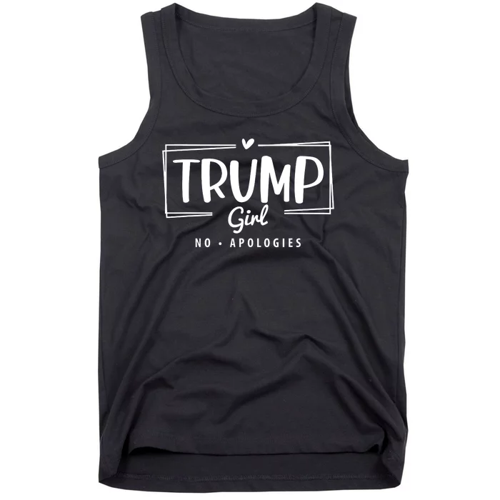 Trump Girl No Apologies Election 2024 Tank Top