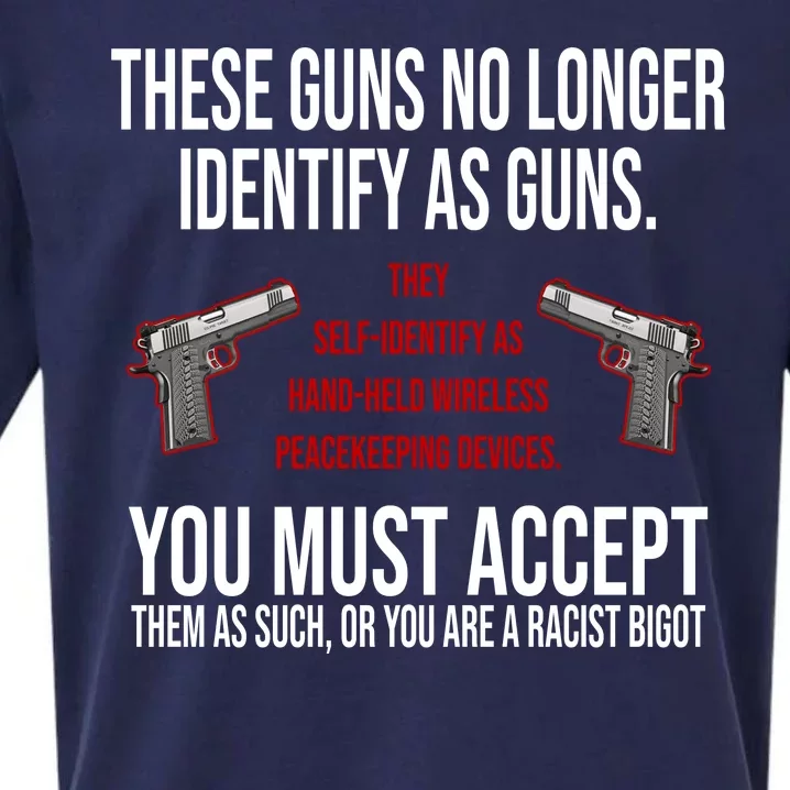 These Guns No Longer Identify As Guns Sueded Cloud Jersey T-Shirt