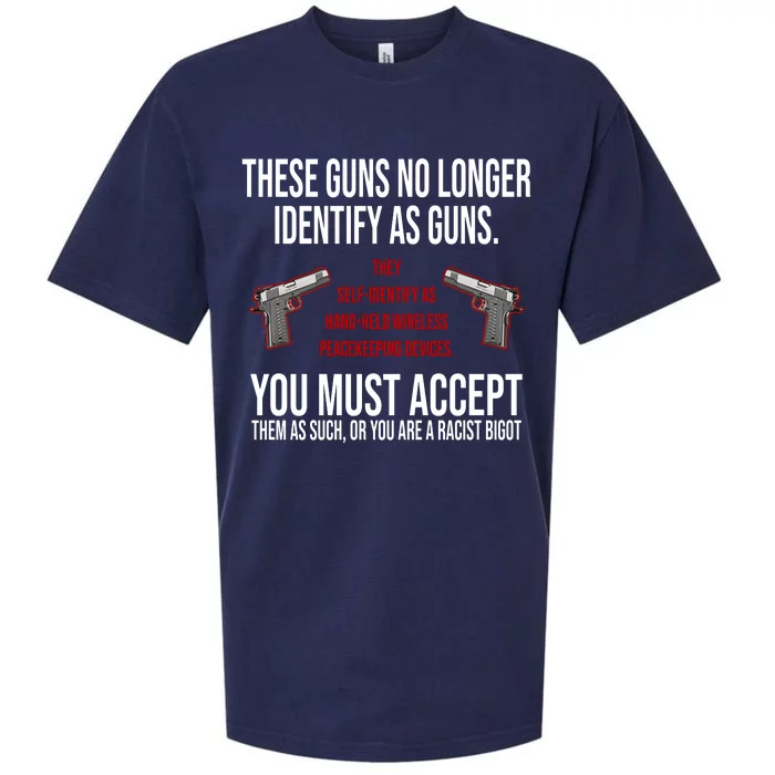 These Guns No Longer Identify As Guns Sueded Cloud Jersey T-Shirt