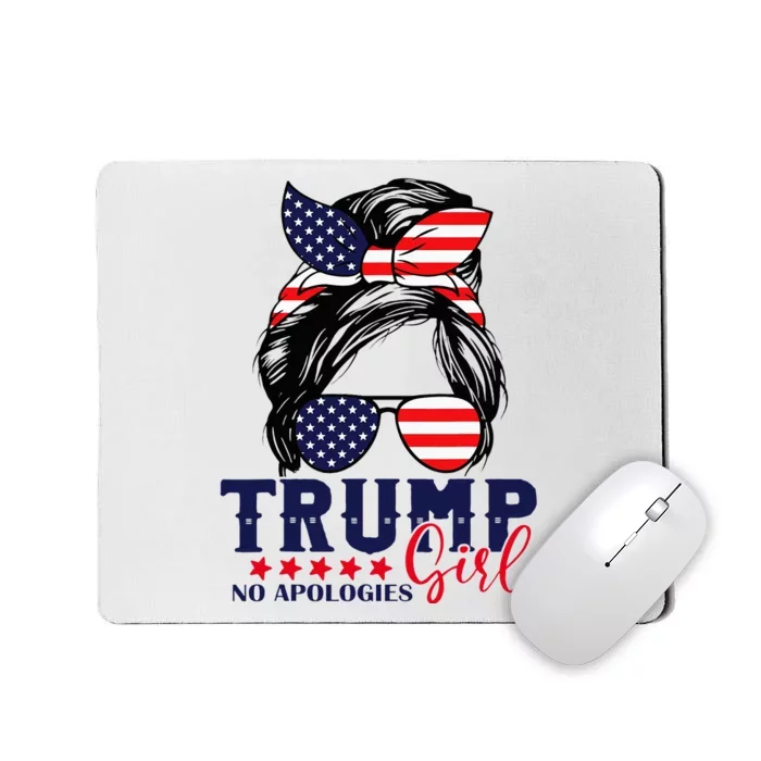 Trump Girl No Apologies Election 2024 Mousepad