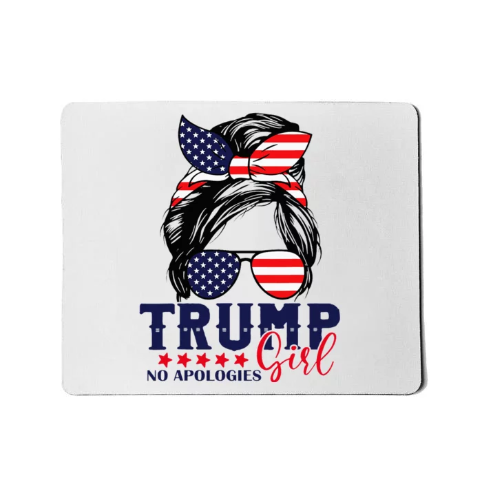 Trump Girl No Apologies Election 2024 Mousepad