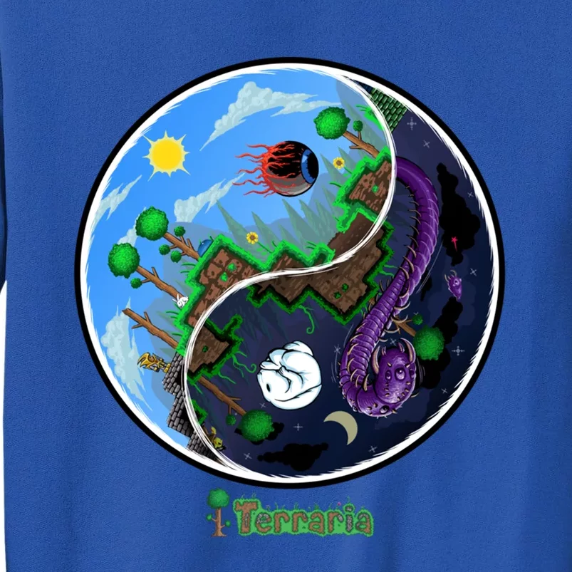 Terraria Gift: Night And Day Tall Sweatshirt