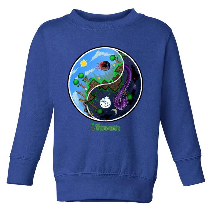 Terraria Gift: Night And Day Toddler Sweatshirt