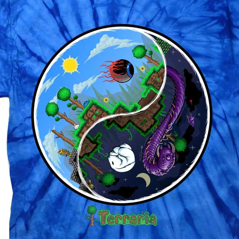 Terraria Gift: Night And Day Tie-Dye T-Shirt