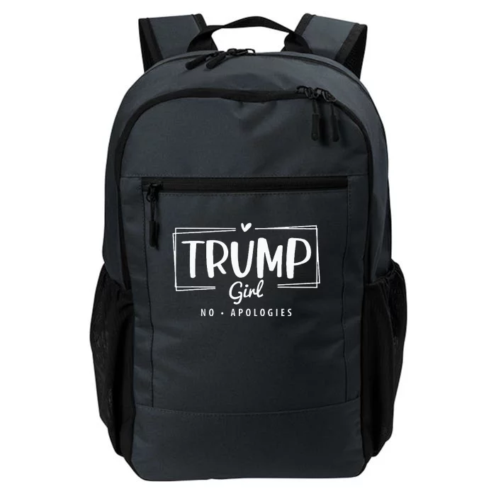 Trump Girl No Apologies Election 2024 Daily Commute Backpack