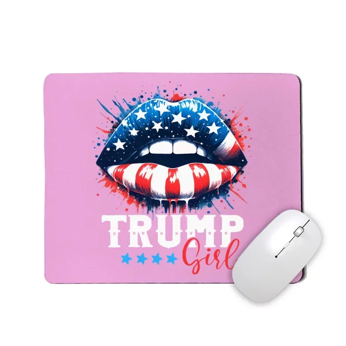 Trump Girl No Apologies Patriotic American Mousepad