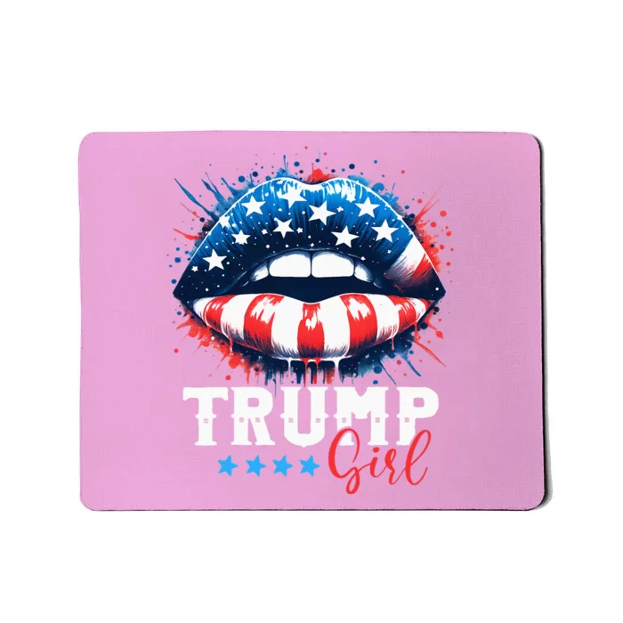 Trump Girl No Apologies Patriotic American Mousepad