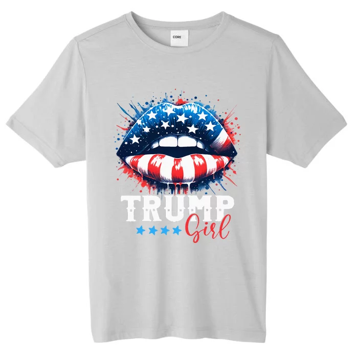 Trump Girl No Apologies Patriotic American ChromaSoft Performance T-Shirt