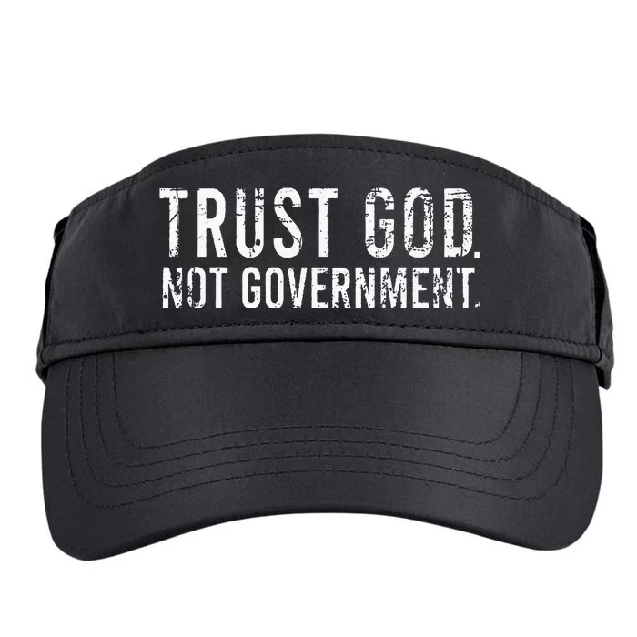 Trust God Not Government Adult Drive Performance Visor