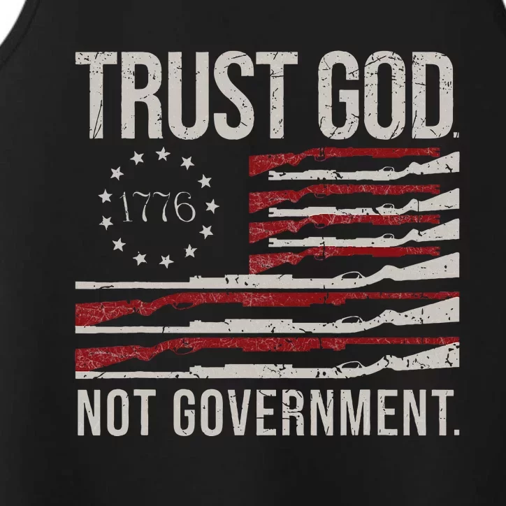 Trust God Not Government Antigovernment Political Performance Tank