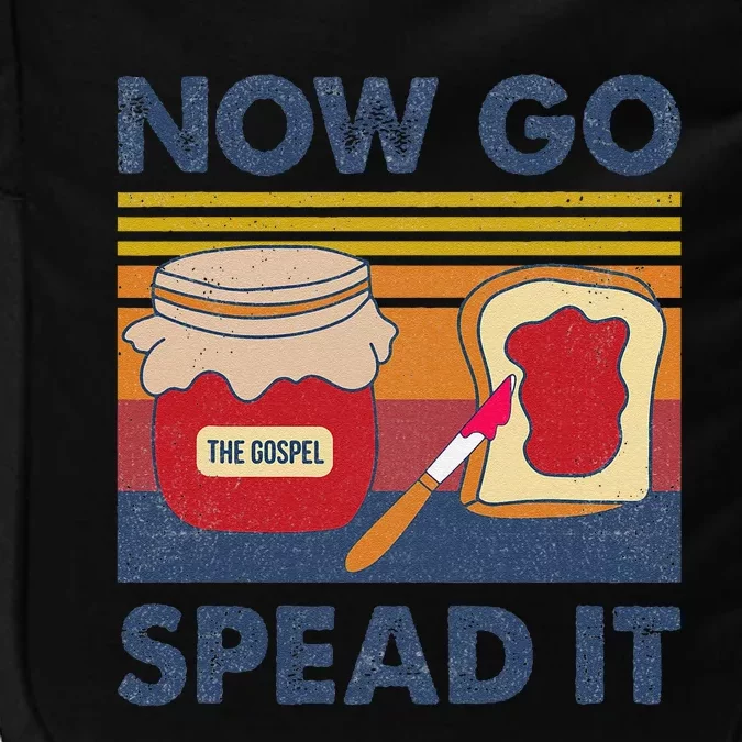 The Gospel Now Go Spread It Retro Impact Tech Backpack