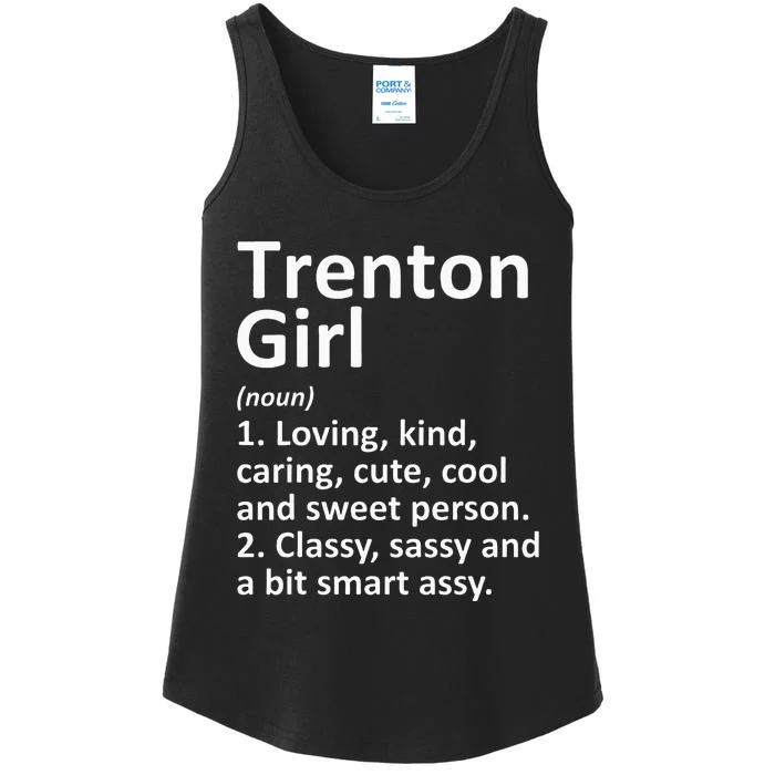 Trenton Girl Nj New Jersey Funny City Home Roots Gift Ladies Essential Tank