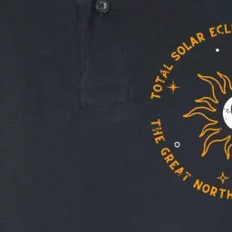 The Great North American Total Solar Eclipse April 8 2024 Softstyle Adult Sport Polo