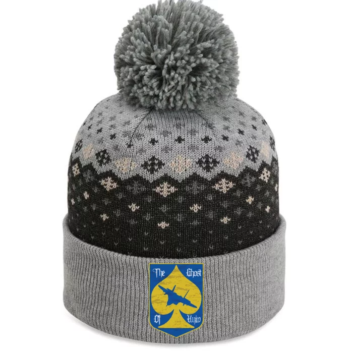 The Ghost Of Kyiv The Baniff Cuffed Pom Beanie