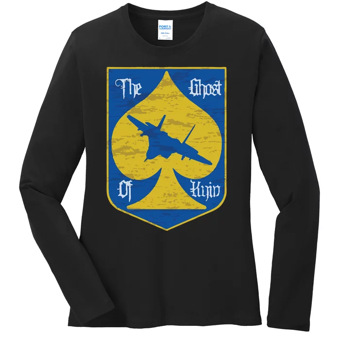 The Ghost Of Kyiv Ladies Long Sleeve Shirt