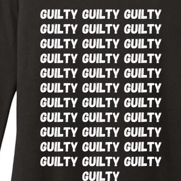 Trump Guilty On 34 Countstrump Verdict President 2024 Womens CVC Long Sleeve Shirt