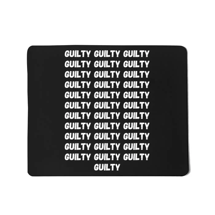 Trump Guilty On 34 Countstrump Verdict President 2024 Mousepad