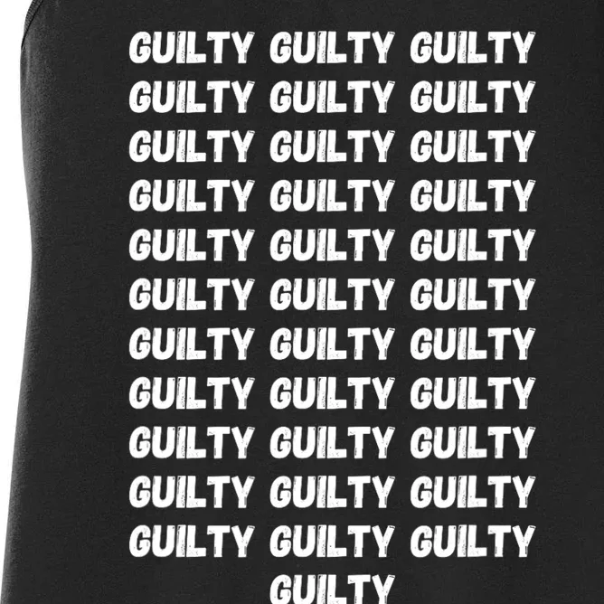 Trump Guilty On 34 Countstrump Verdict President 2024 Women's Racerback Tank