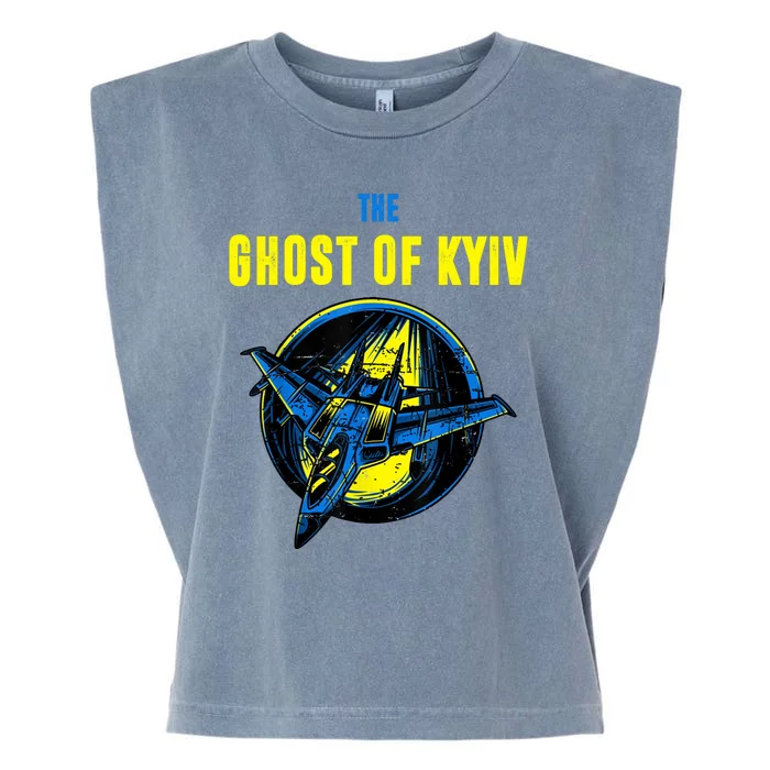 The Ghost Of Kyiv Ukraine Garment-Dyed Women's Muscle Tee