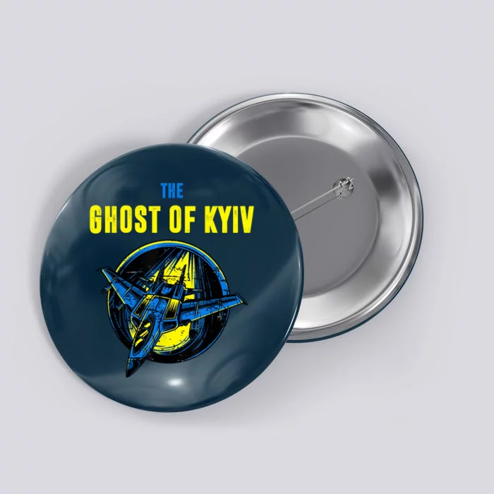 The Ghost Of Kyiv Ukraine Button