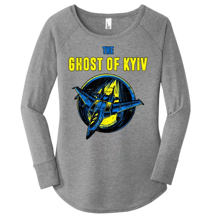 The Ghost Of Kyiv Ukraine Women's Perfect Tri Tunic Long Sleeve Shirt