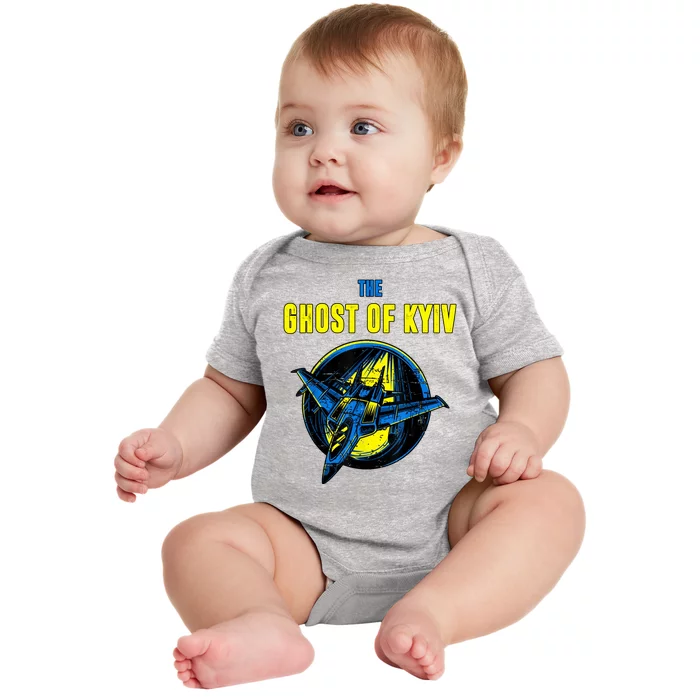 The Ghost Of Kyiv Ukraine Baby Bodysuit