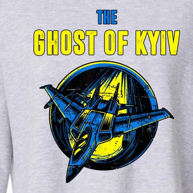 The Ghost Of Kyiv Ukraine Cropped Pullover Crew