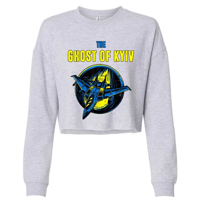 The Ghost Of Kyiv Ukraine Cropped Pullover Crew