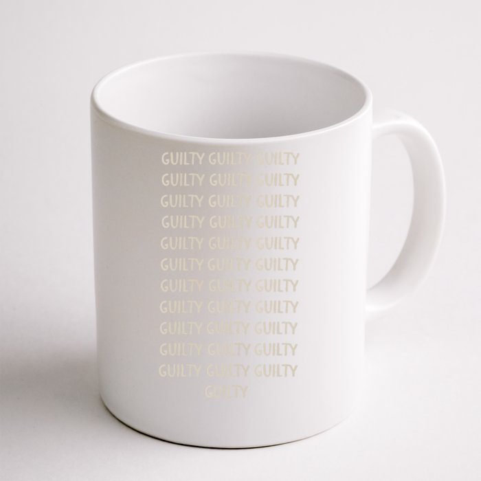 Trump Guilty On 34 Counts Donald Trump Front & Back Coffee Mug