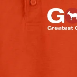 The Greatest Of All Time GOAT Design Dry Zone Grid Performance Polo