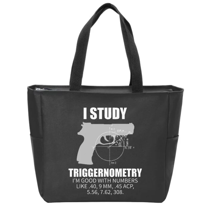 Triggernometry Gun Owner 2nd Amendment Rights Zip Tote Bag