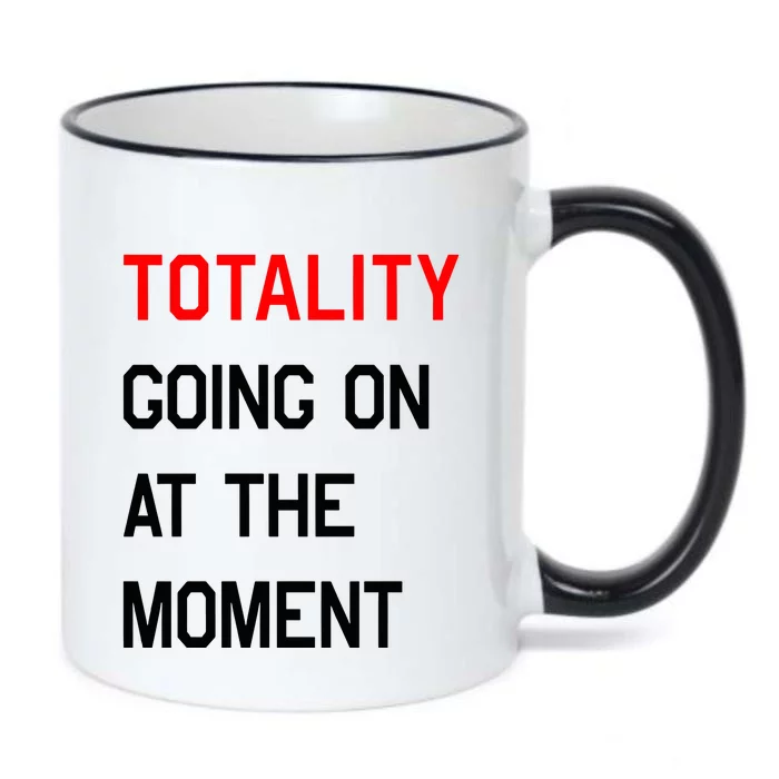 Totality Going On At The Moment Black Color Changing Mug