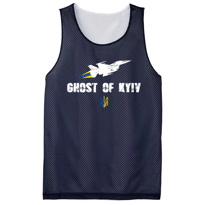 The Ghost Of Kyiv Fighter Pilot Military Stand With Ukraine Mesh Reversible Basketball Jersey Tank