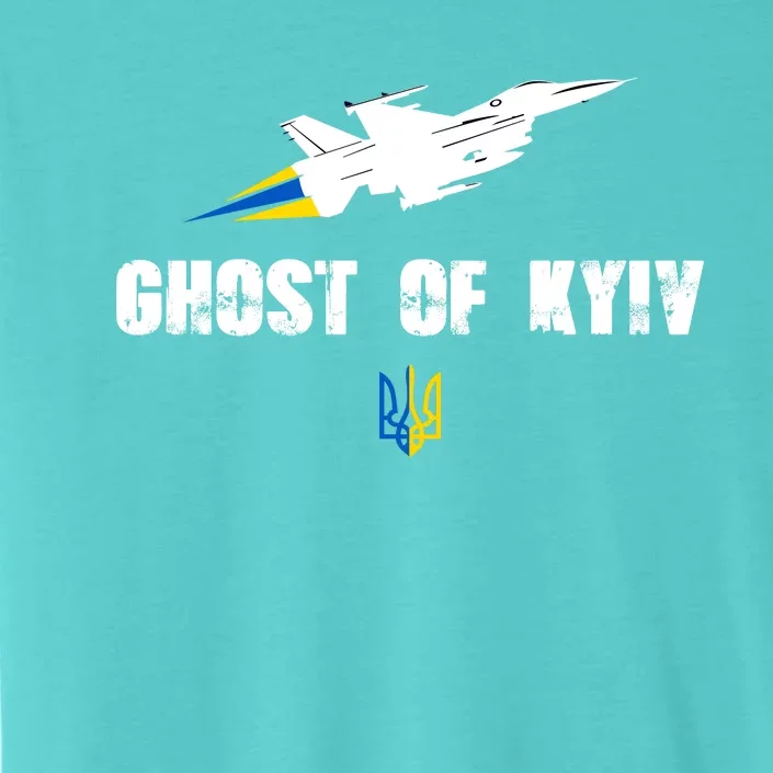 The Ghost Of Kyiv Fighter Pilot Military Stand With Ukraine ChromaSoft Performance T-Shirt