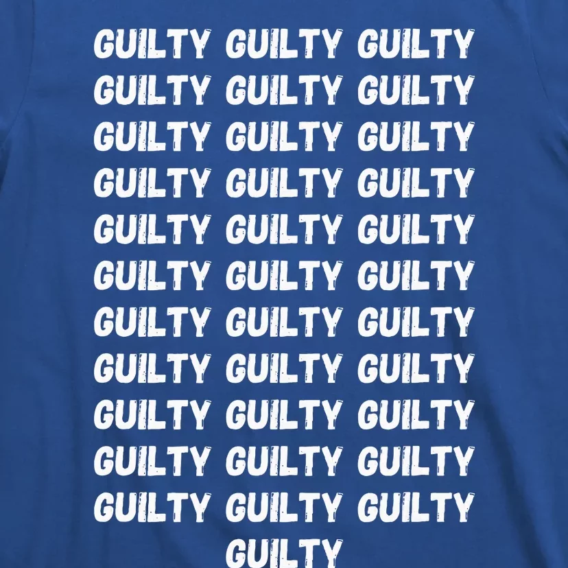 Trump Guilty On 34 Countstrump Verdict President 2024 T-Shirt